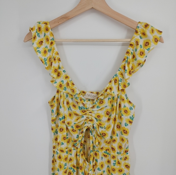 Retrod | sunflower print romper - Picture 3 of 8